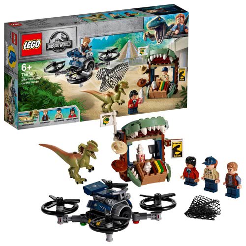LEGO Jurassic World Ο Διλοφόσαυρος Το Έσκασε 75934 5702016367225