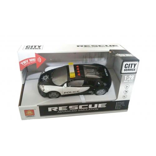 Toys-shop Choice Friction Police Car With Light Και Music 1:28 JA087050 6990119870509