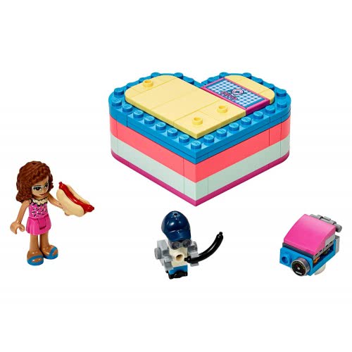 LEGO Friends Καλοκαιρινό Κουτί-Καρδιά Της Ολίβια 41387 5702016419863