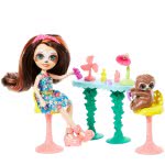 Mattel Enchantimals Slow Down Salon And Animal Friend Sela Sloth FCC62 / GFN54 887961766509