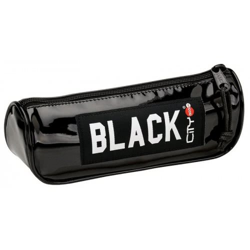 LYC SAC Oval Pencil Case City Eclair Trendy - Black Mirror 22099 5203592220992