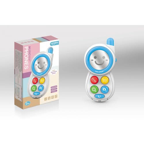Toys-shop Choice Μουσικό Τηλέφωνο Baby Music Phone Σιέλ JT009488 6990119094882