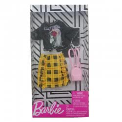 Mattel Barbie Fashion Βραδινά Σύνολα, California Love Μονόκερος Μπλούζα Και Φούστα FND47 / FXJ11 887961692334
