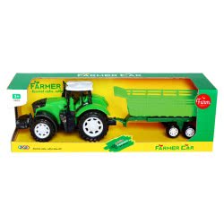 Toys-shop Choice Τρακτέρ Αυτοκούρδιστο Με Καρότσα Μεγάλη JA085632 6990119856329