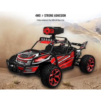 Toys-shop Choice Crazon Τηλεκατευθυνόμενο Όχημα Lightning Sports Extreme 4WD 2.4G - Κόκκινο JF061329 6990119613298