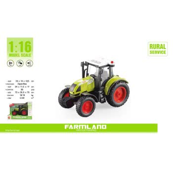 Toys-shop Choice Friction Farm Tractor Scale 1:16 With Light And Music JA086669 6990119866694