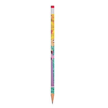 Diakakis imports Tangled Pencil With Eraser - 2 Colours 000562332 5205698440533