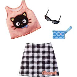 Mattel Barbie Hello Kitty Chococat Tank/Skirt FYW81 / FXK80 887961694314