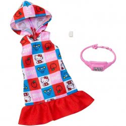 Mattel Barbie Hello Kitty Hoodie Dress FYW81 / FXK79 887961694307