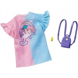 Mattel Barbie Hello Kitty Little Twin Stars Shirt Dress FYW81 / FXK81 887961694123