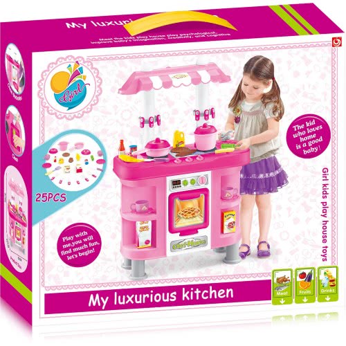 Toys-shop Choice My Luxurious Kitchen Παιδική Κουζίνα Με 25 Αξεσουάρ JU044620 6990119446209