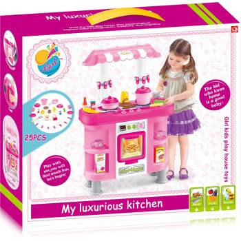 Toys-shop Choice My Luxurious Kitchen With 25 Accessories JU044620 6990119446209