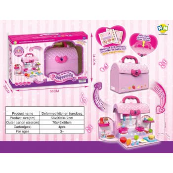 Toys-shop Choice Kitchen Handbag With Light And Sounds - Pink JU045325 6990119453252