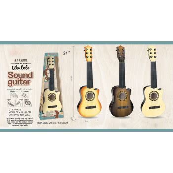 Toys-shop Choice Κιθάρα 55Εκ Πλαστική Με 6 Χορδές Σε 3 Χρώματα 1Τεμ JM083710 6990119837106