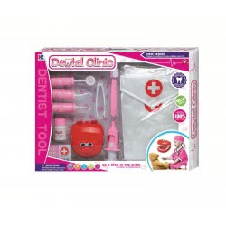 Toys-shop Choice Doctor Set Dental Clinic Pink JU042386 6990119423866