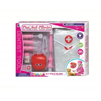 Toys-shop Choice Doctor Set Dental Clinic Pink JU042386 6990119423866