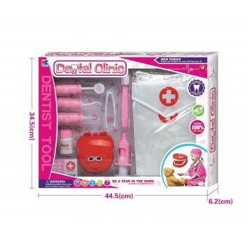 Toys-shop Choice Ιατρικό Σετ Οδοντίατρου Ροζ Dental Clinic JU042386 6990119423866