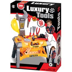 Toys-shop Choice Luxury Tools Work Bench With 46 Accessories JU043567 6990119435678