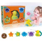 Toys-shop Choice Παιχνίδια Μπάνιου 5Τεμ Funny Bathing Cups JV021218 6990119212187