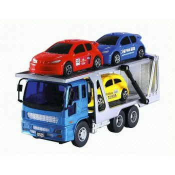 Toys-shop Choice Νταλίκα Μεταφοράς Οχημάτων Με 3 Οχήματα Friction JA085839 6990119858392