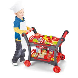 Toys-shop Choice The Deluxe Push Dining Car With 25 Accessories - Red JU044617 6990119446179