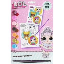 Gialamas L.O.L. Surprise Painting Set With Numbers 074088 9781788240765