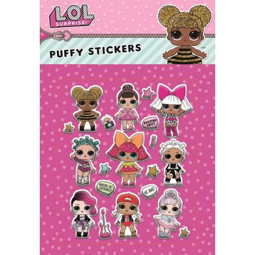 Gialamas L.O.L. Surprise Puffy Stickers Αυτοκόλλητα Φουσκωτά 074101 9781788240789