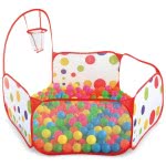 Toys-shop Choice Basketball Pool With 50 Colored Balls 53X8x38 Cm JS059271 6990119592715