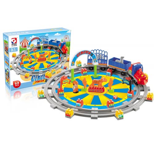 Toys-shop Choice Circus Funfair Blocks Τουβλάκια Τσίρκο 63 Τμχ. JK104342 6990119043422