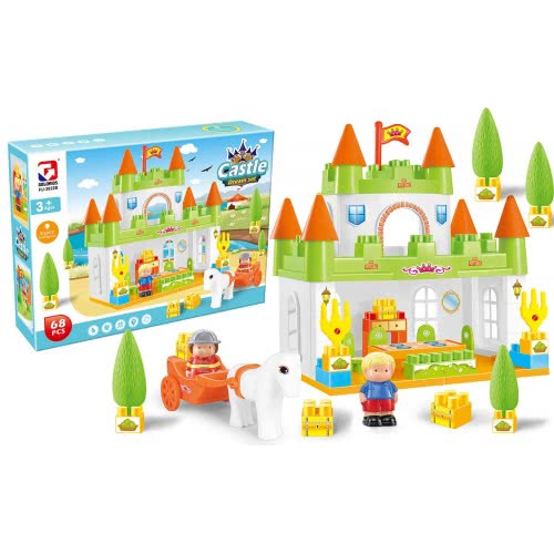 Toys-shop Choice Castle Dream Set Blocks Τουβλάκια Κάστρο 68 Τμχ. JK104339 6990119043392