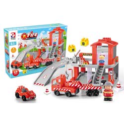 Toys-shop Choice Fire Station Blocks 65 Pieces JK104337 6990119043378