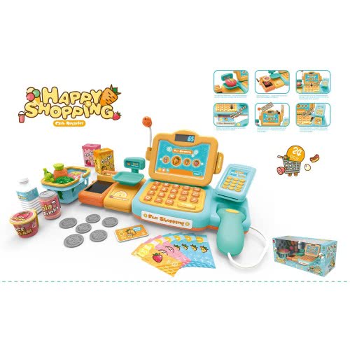 Toys-shop Choice Happy Shopping Ταμειακή Μηχανή Με 24 Αξεσουάρ JU046907 6990119469079