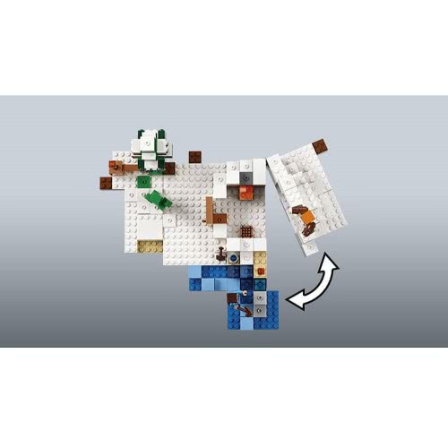 LEGO Minecraft Το Κρησφύγετο Στο Χιόνι 21120 5702015357210