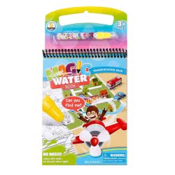 Toys-shop Choice Magic Water Book Με Μεταφορικά Μέσα JK100006 6990119000067