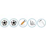 Toys-shop Choice Football Set 2 In 1 With Goals And Ball JS060150 6990119601509