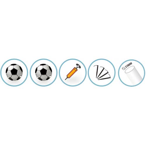 Toys-shop Choice Football Set 2 In 1 With Goals And Ball JS060150 6990119601509