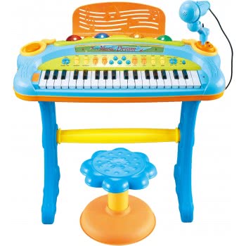 Toys-shop Choice My Piano Musical Set Electronic With 37 Keys And Stool JM081875 6990119835577
