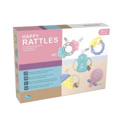 Toys-shop Choice Κουδουνίστρες Σετ Baby Happy Rattles JM082039 6990119820399