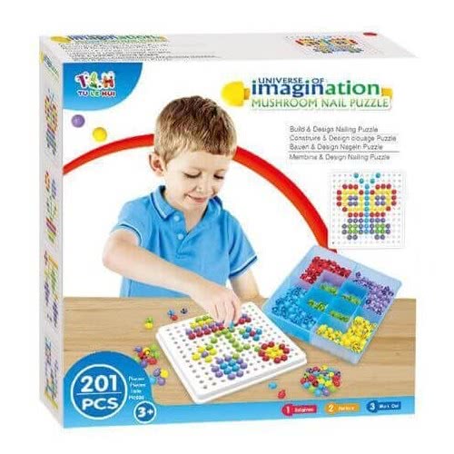 Toys-shop Choice Mushroom Nail Puzzle 201Pcs JK095747 6990119957477