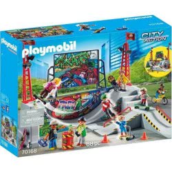 Playmobil Πίστα Για Skateboards Και Ποδήλατα 70168 4008789701688