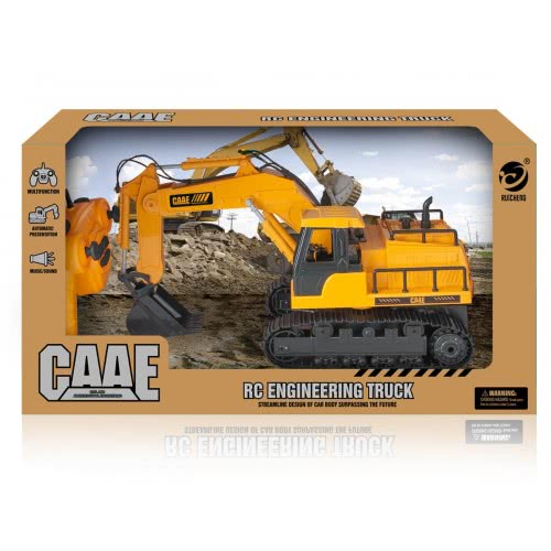 Toys-shop Choice CAAE Τηλεκατευθυνόμενο Εκσκαφέας-Μπουλντόζα Engineering Truck 1:24 JF062064 6990119620647