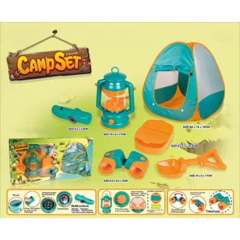 Toys-shop Choice Camp Set Παιδική Σκηνή Παιχνιδιού Με Αξεσουάρ JU045258 6990119452583