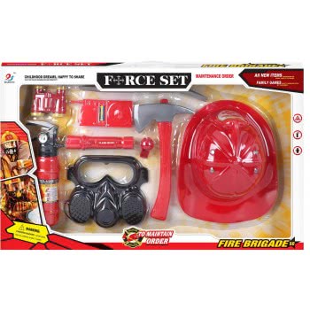 Toys-shop Choice Fire Brigade Εξοπλισμός Πυροσβέστη Με 8 Αξεσουάρ JY055760 6990119557608