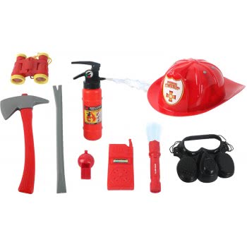 Toys-shop Choice Fire Brigade Equipment With 8 Accessories JY055760 6990119557608