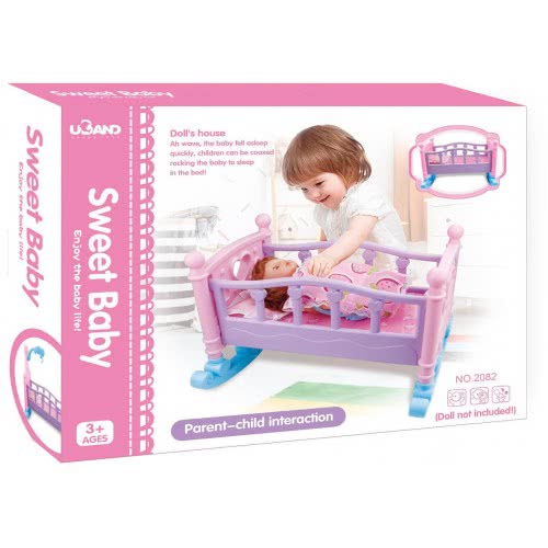 Toys-shop Choice Sweet Baby Doll Bed 50X41x36 Cm JZ061791 6990119617913