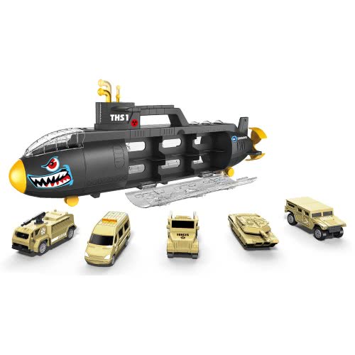 Toys-shop Choice Shark Submarine THS1 With 6 Vehicles JY054891 6990119548910
