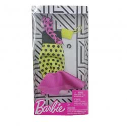 Mattel Barbie Fashion Βραδινά Σύνολα Πουά Φόρεμα Με Αξεσουάρ FND47 / FXJ18 887961692235