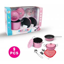 Toys-shop Choice Stainless Steel Kitchenware Set 9Pcs JU046996 6990119469963