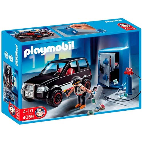Playmobil Safe Cracker And Car Playset 4059 4008789040596