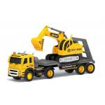 Toys-shop Choice Friction Truck With Excavator JA089956 6990119899562